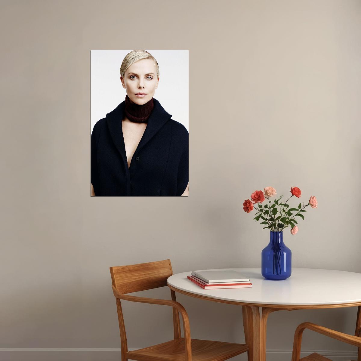 Charlize Theron Attending Movie Premiere Poster Wall Art Print Home Wall Decor - xonomax