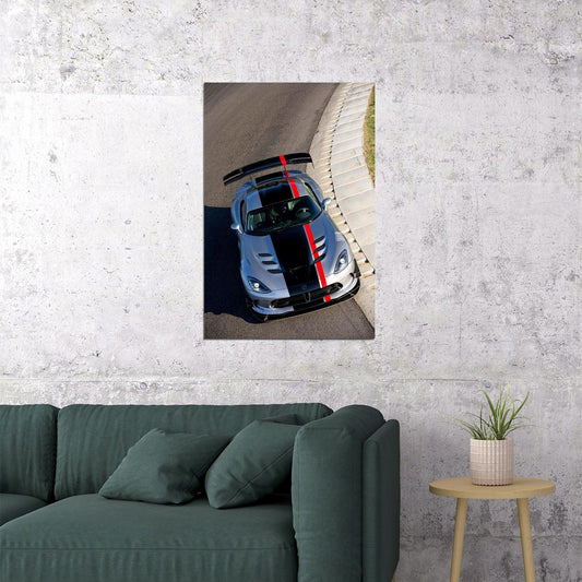 Sport Cars Dodge Viper Srt10 2010 Landscape Poster Wall Art Print Home Wall Decor - xonomax