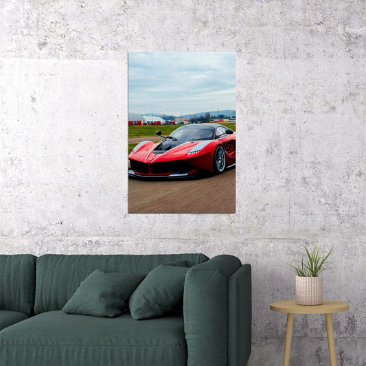 Ferrari Miscellaneous 2005 Goes Fast On The Road Poster Wall Art Print Home Wall Decor - xonomax