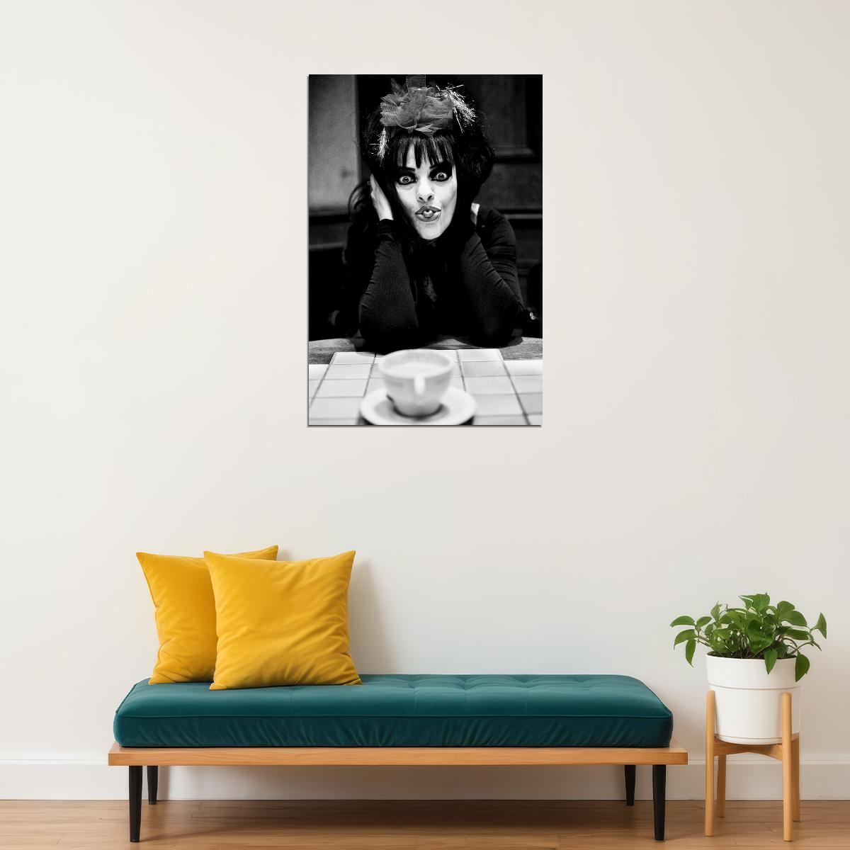 German Punk Singer Nina Hagen Sticking Out Tongue Poster Wall Art Print Home Wall Decor - xonomax
