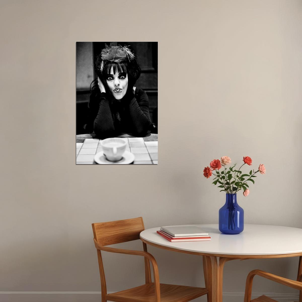 German Punk Singer Nina Hagen Sticking Out Tongue Poster Wall Art Print Home Wall Decor - xonomax