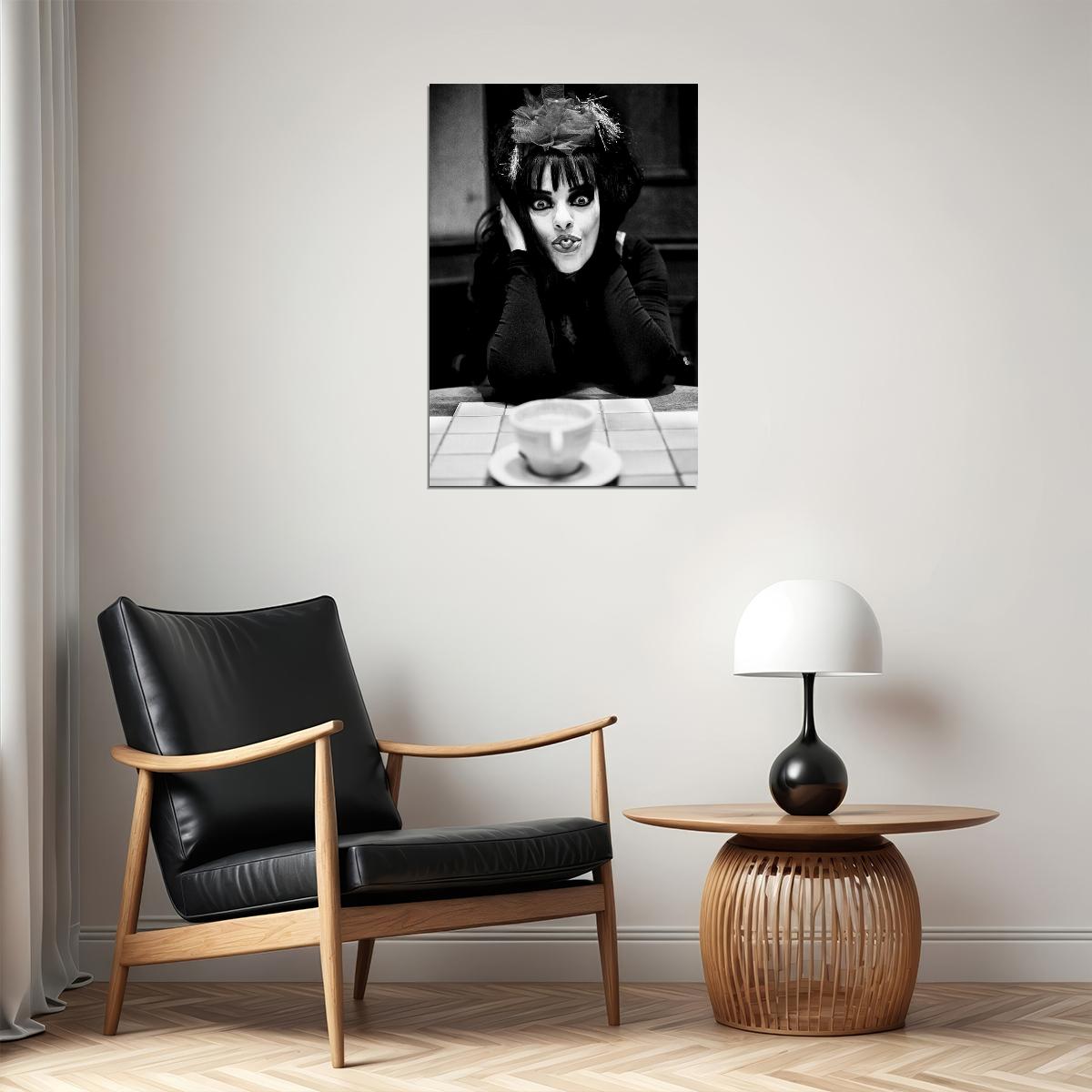 German Punk Singer Nina Hagen Sticking Out Tongue Poster Wall Art Print Home Wall Decor - xonomax