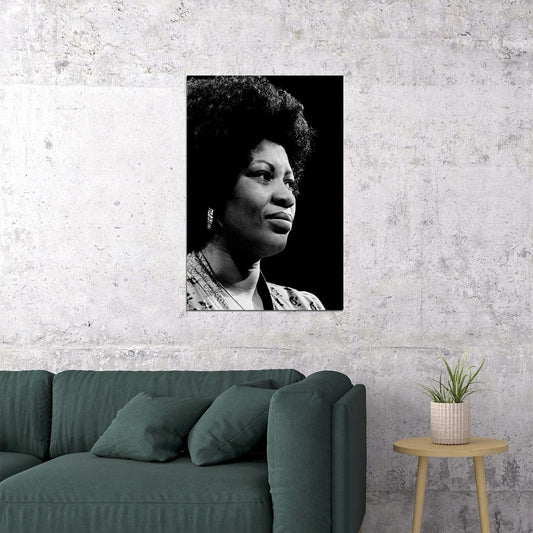 Portrait Of Novelist Toni Morrison Poster Wall Art Print Home Wall Decor - xonomax