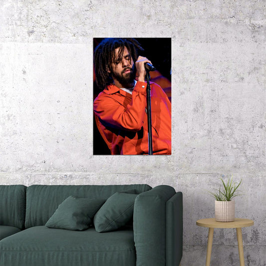 J Cole Rapper Hip Hop Artist Music Singer Poster Wall Art Print Home Wall Decor - xonomax