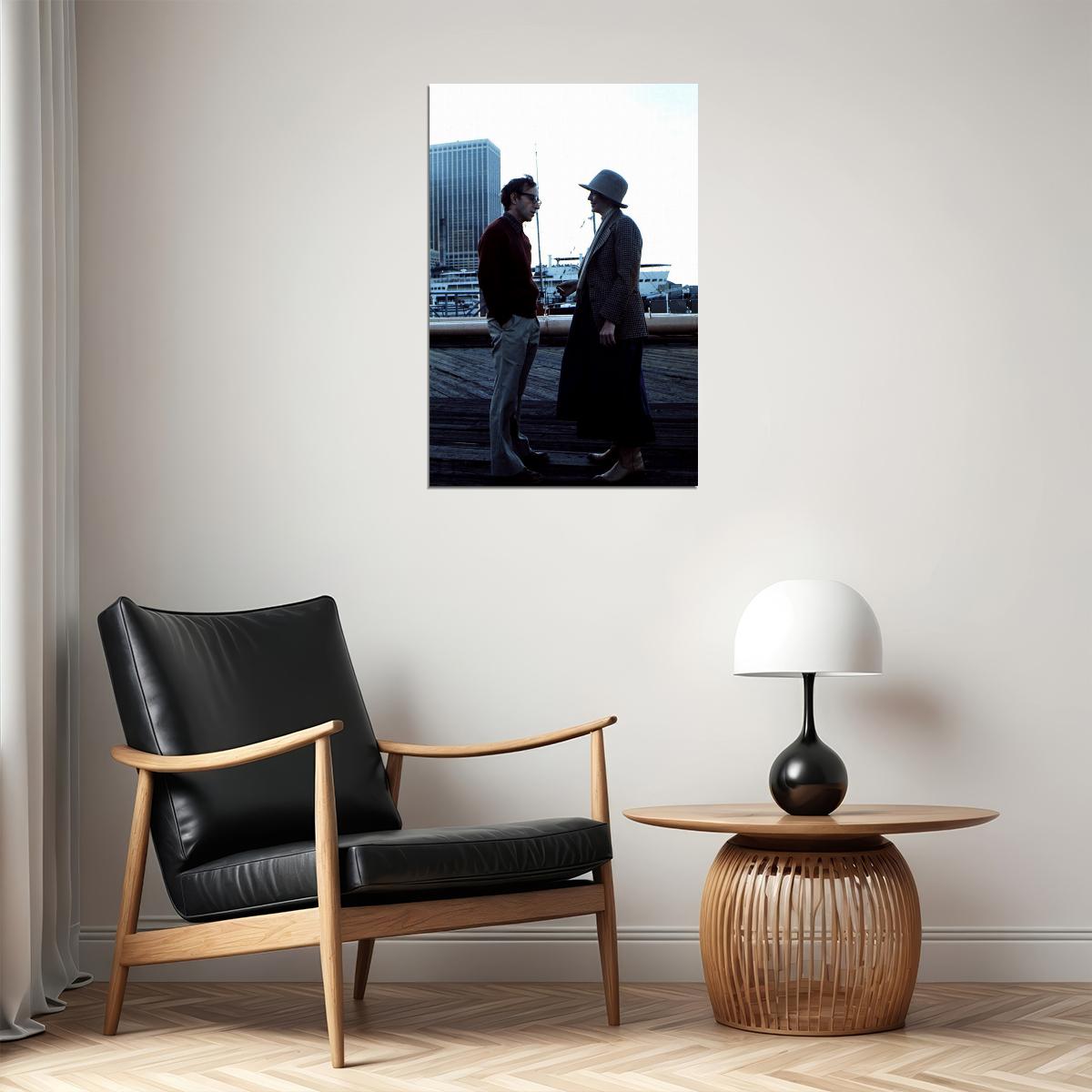 Diane Keaton And Woody Allen In Annie Hall Movie Poster Wall Art Print Home Wall Decor - xonomax