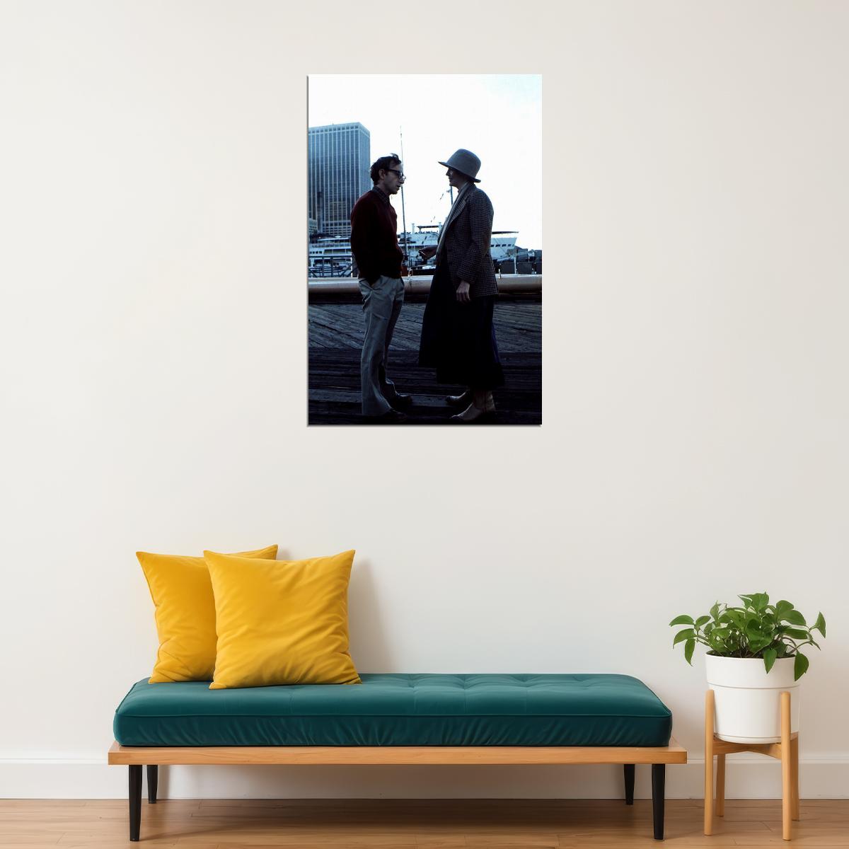 Diane Keaton And Woody Allen In Annie Hall Movie Poster Wall Art Print Home Wall Decor - xonomax