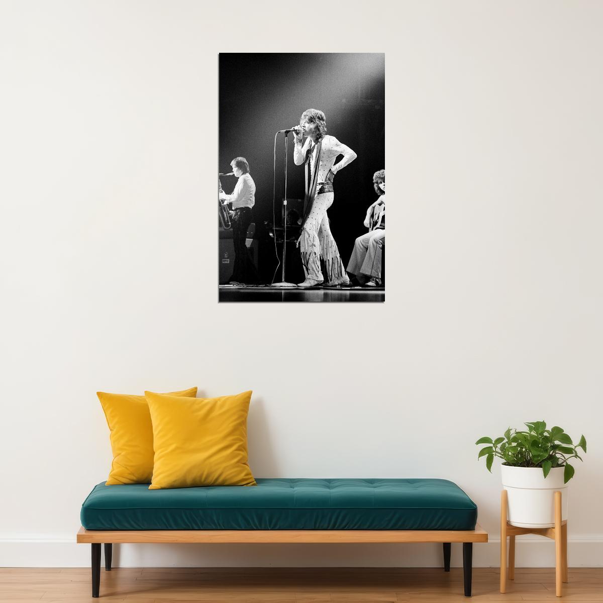 Mick Jagger Singing Musician Actor Poster Wall Art Print Home Wall Decor - xonomax