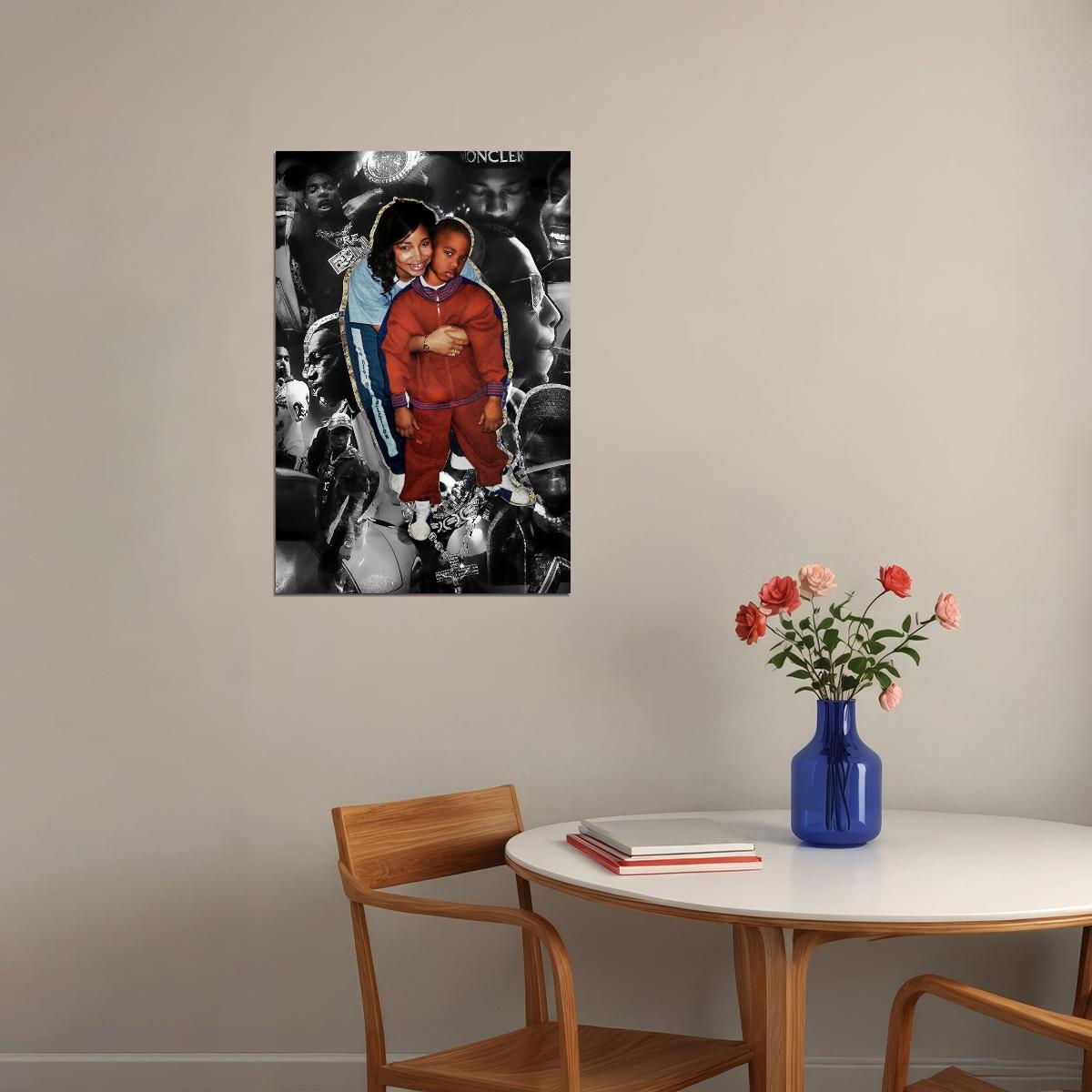 Key Glock Son Of A Gun Song Music Album Poster Wall Art Print Home Wall Decor - xonomax