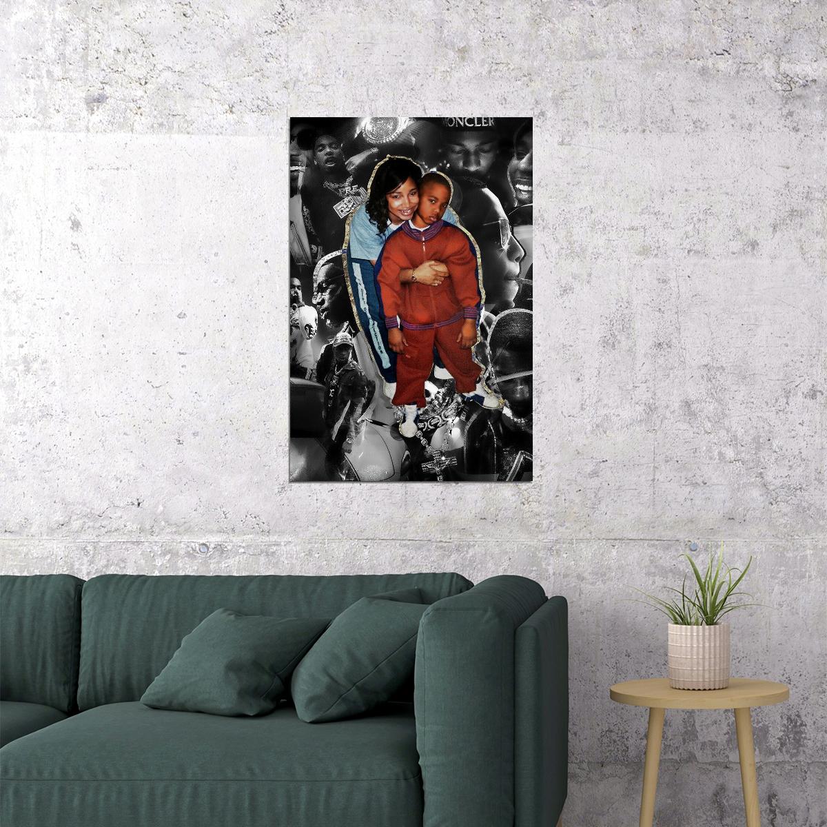 Key Glock Son Of A Gun Song Music Album Poster Wall Art Print Home Wall Decor - xonomax