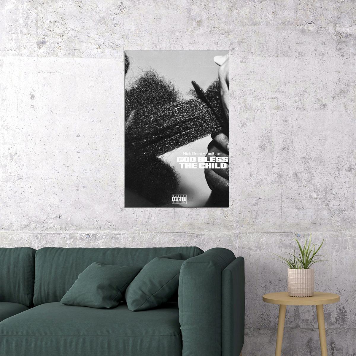 New Nick Grant & Tae Beast God Bless The Child Poster Wall Art Print Home Wall Decor - xonomax