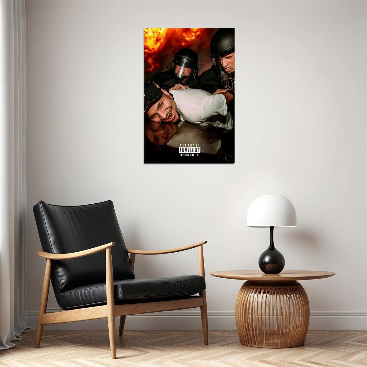 Slayter World Got Me Up Vol. 1 Music Album Poster Wall Art Print Home Wall Decor - xonomax