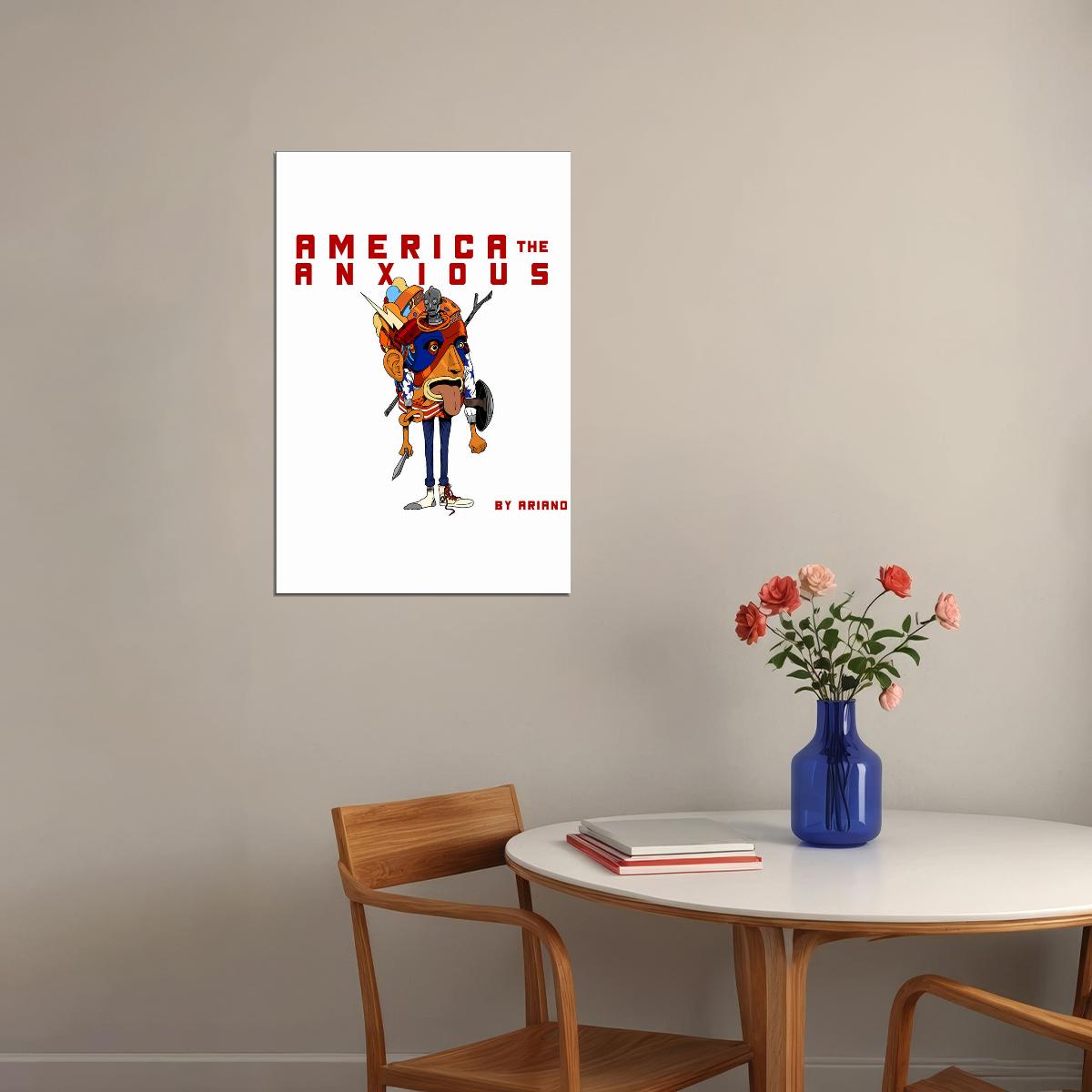 Ariano America The Anxious Album Upbeat Songs Poster Wall Art Print Home Wall Decor - xonomax
