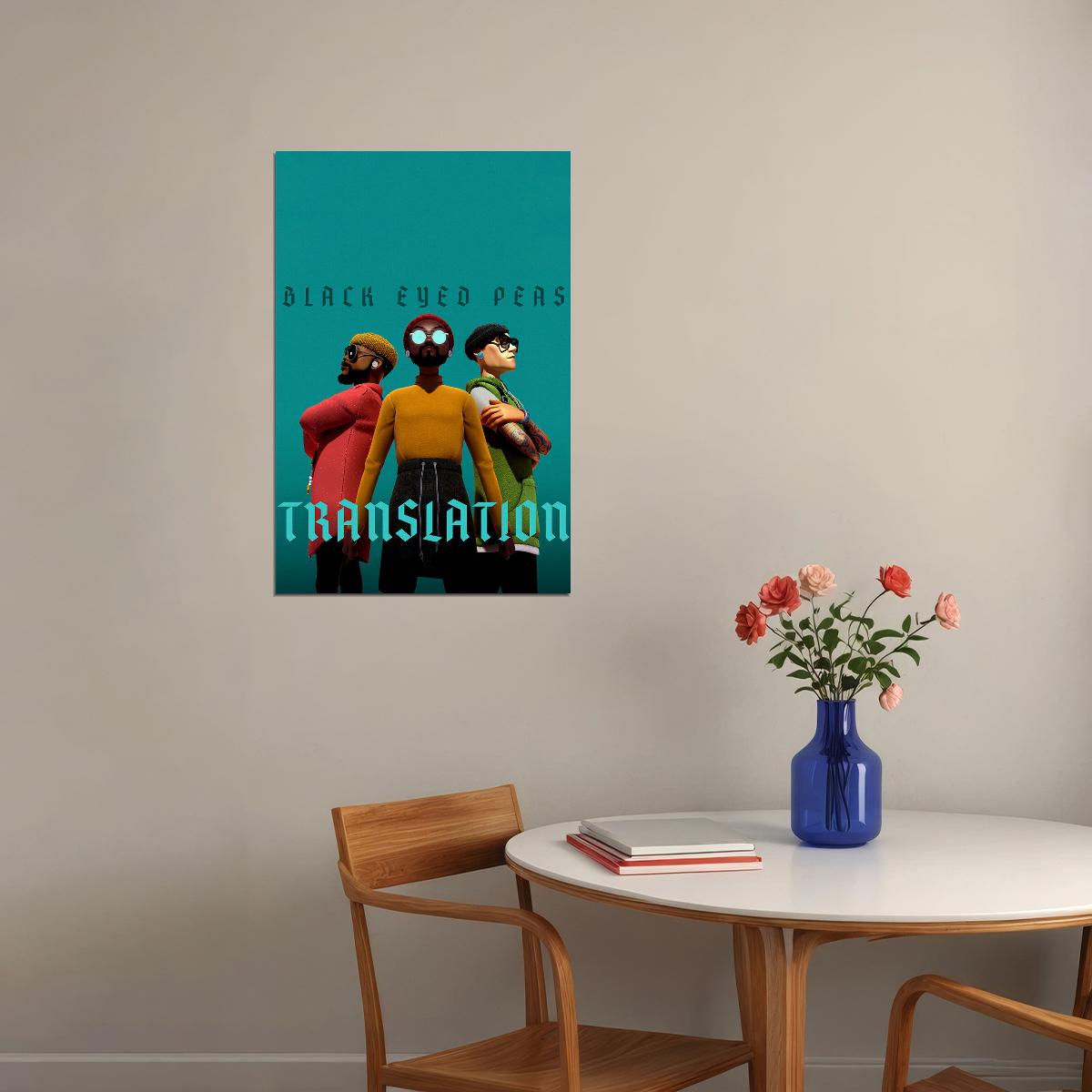 Black Eyed Peas Translation Musician Poster Wall Art Print Home Wall Decor - xonomax