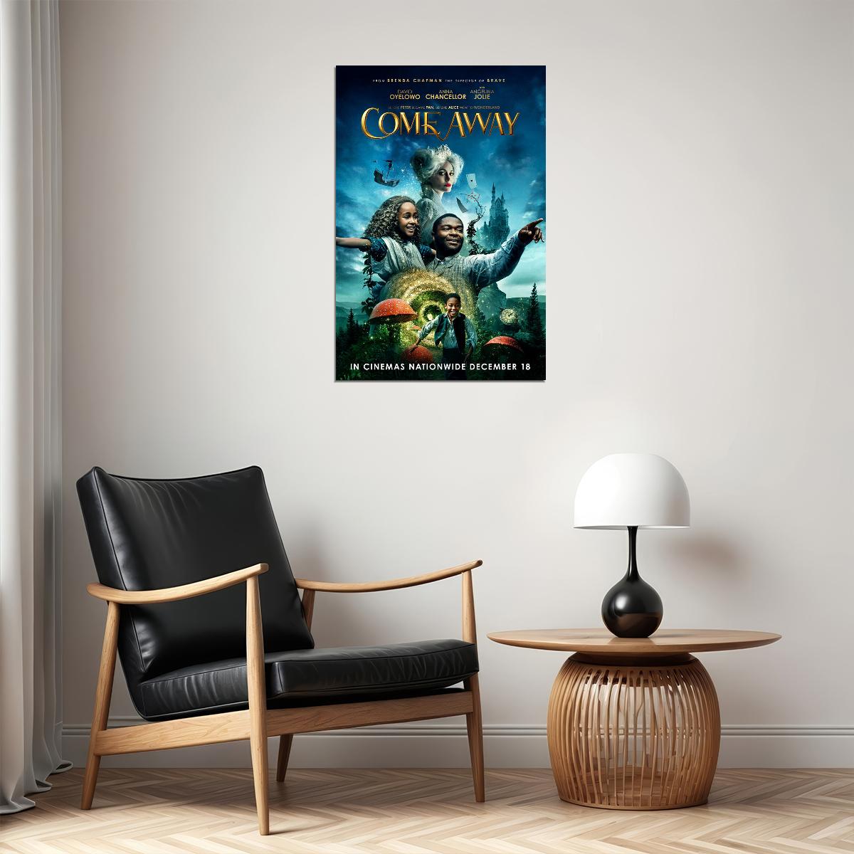 Come Away 2021 Movie Adventure Drama Action Fantasy Poster Wall Art Print Home Wall Decor