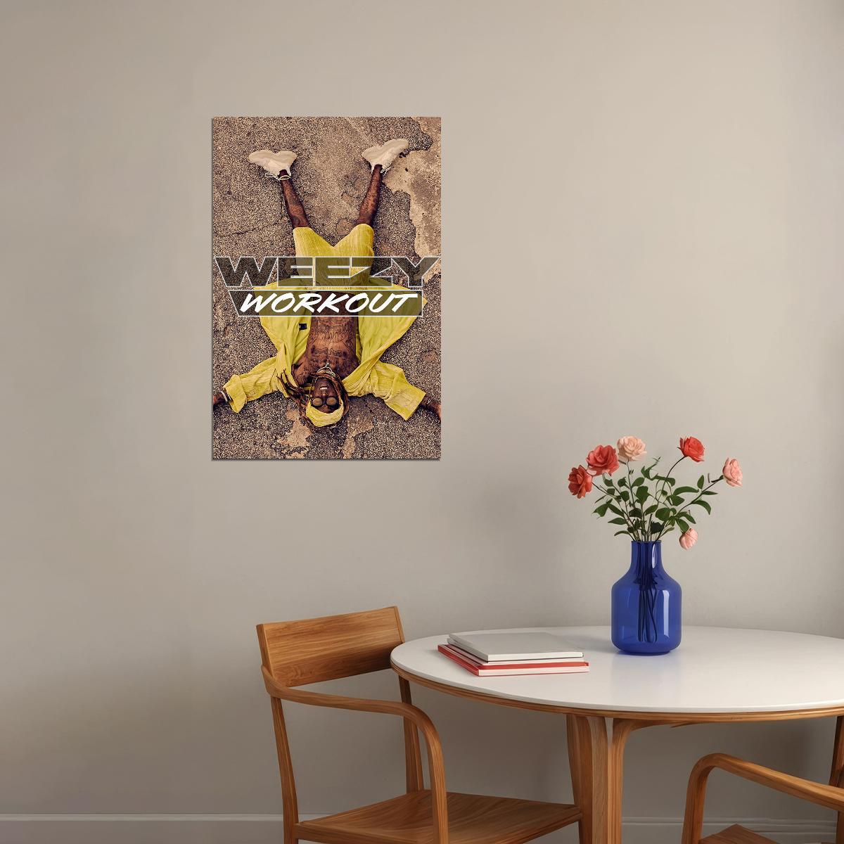 Lil Wayne Lil Baby Weezy Workout Poster Wall Art Print Home Wall Decor - xonomax