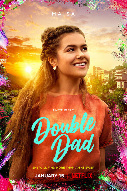 Double Dad Movie Comedy Drama Family Poster Wall Art Print Home Wall Decor - xonomax