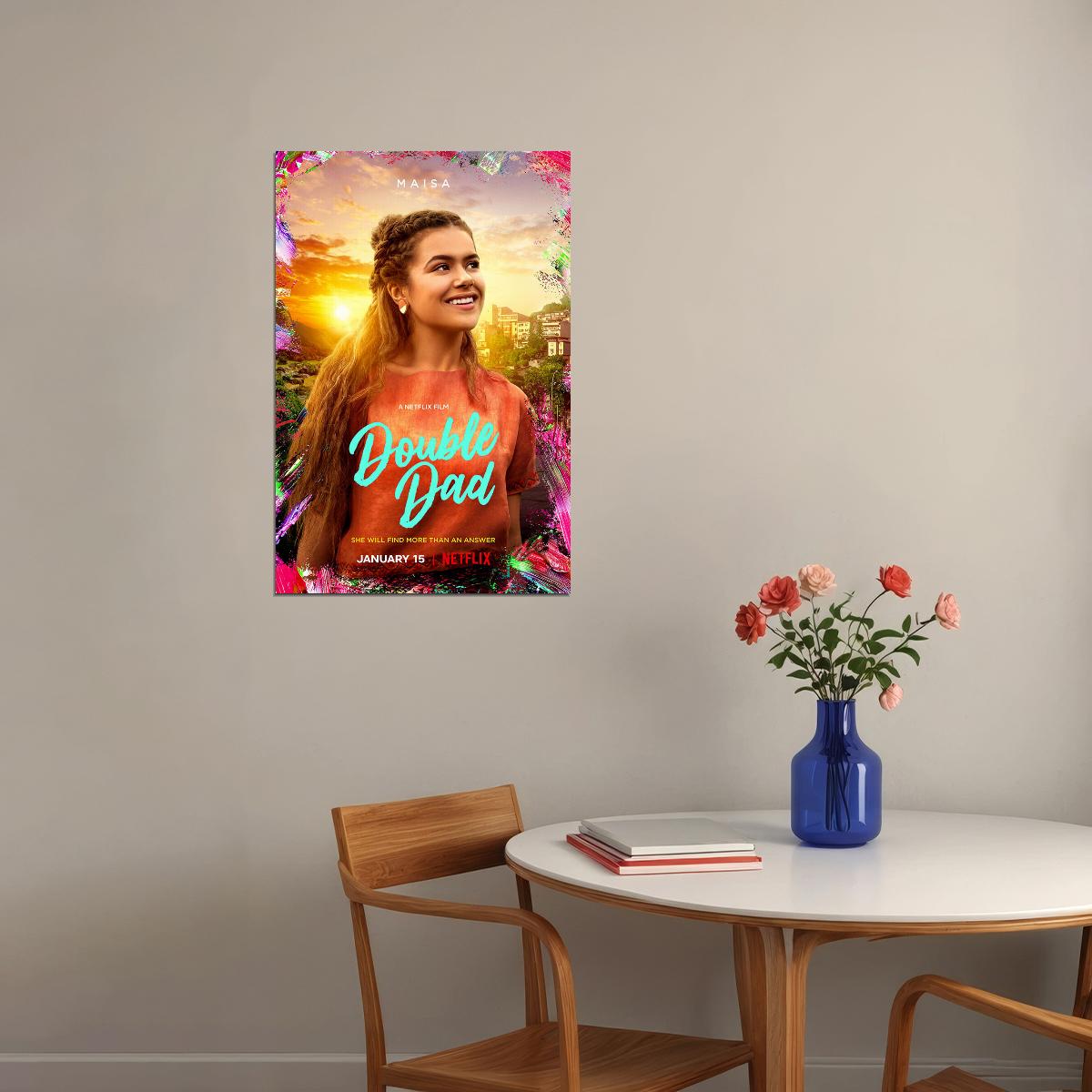 Double Dad Movie Comedy Drama Family Poster Wall Art Print Home Wall Decor