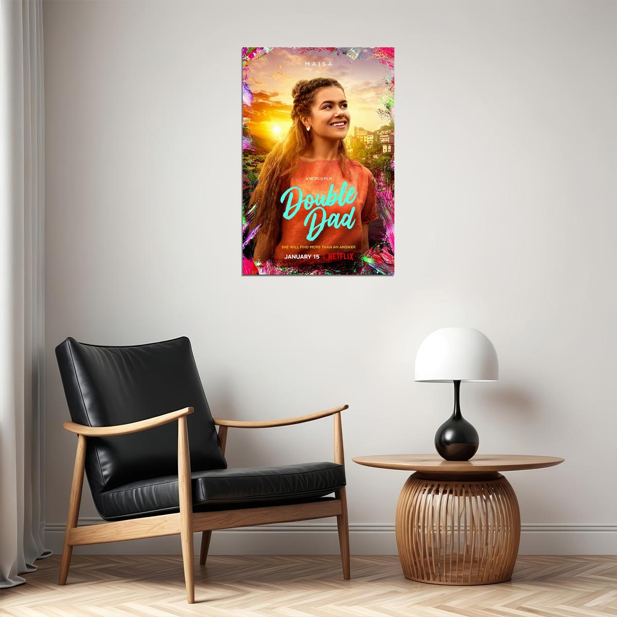 Double Dad Movie Comedy Drama Family Poster Wall Art Print Home Wall Decor