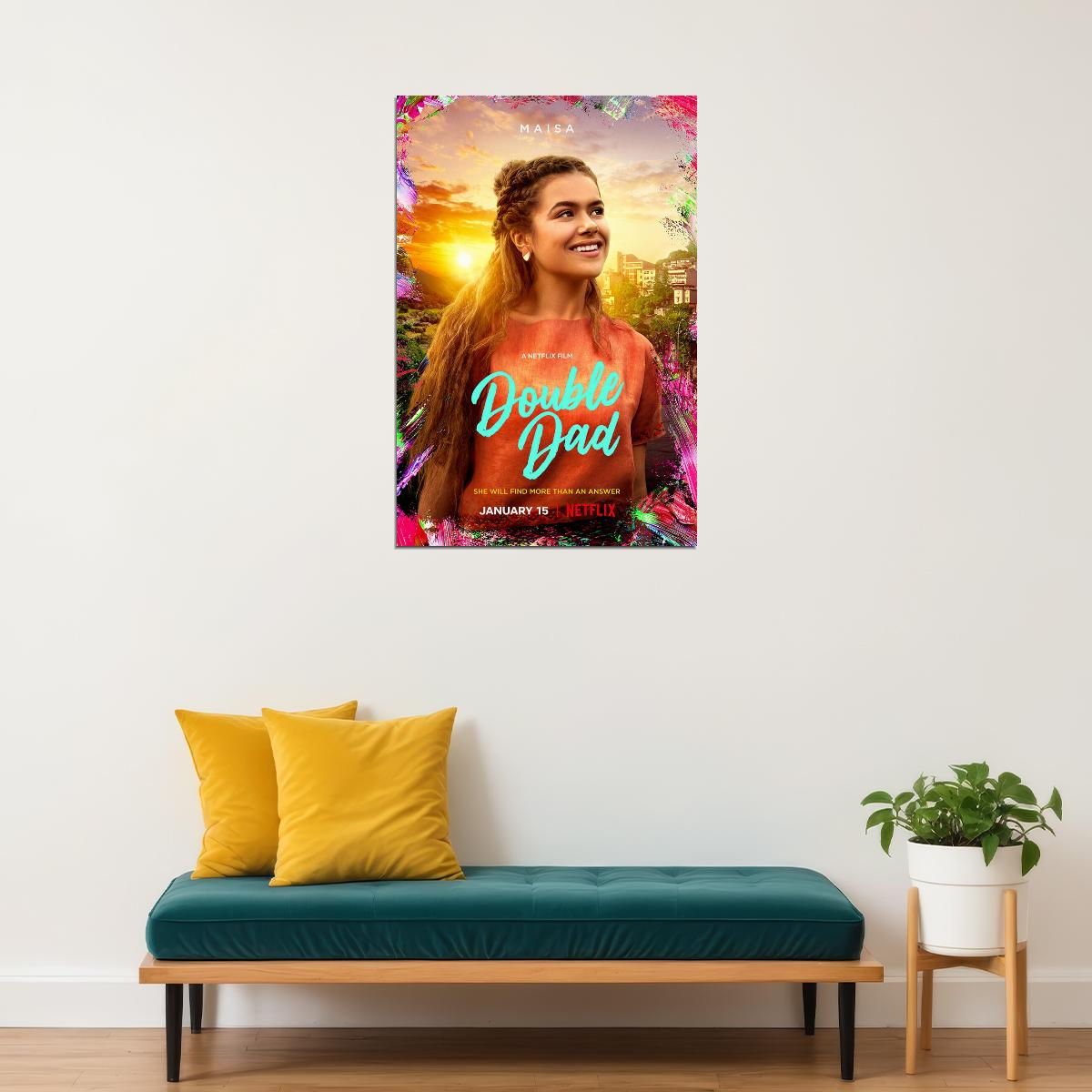 Double Dad Movie Comedy Drama Family Poster Wall Art Print Home Wall Decor