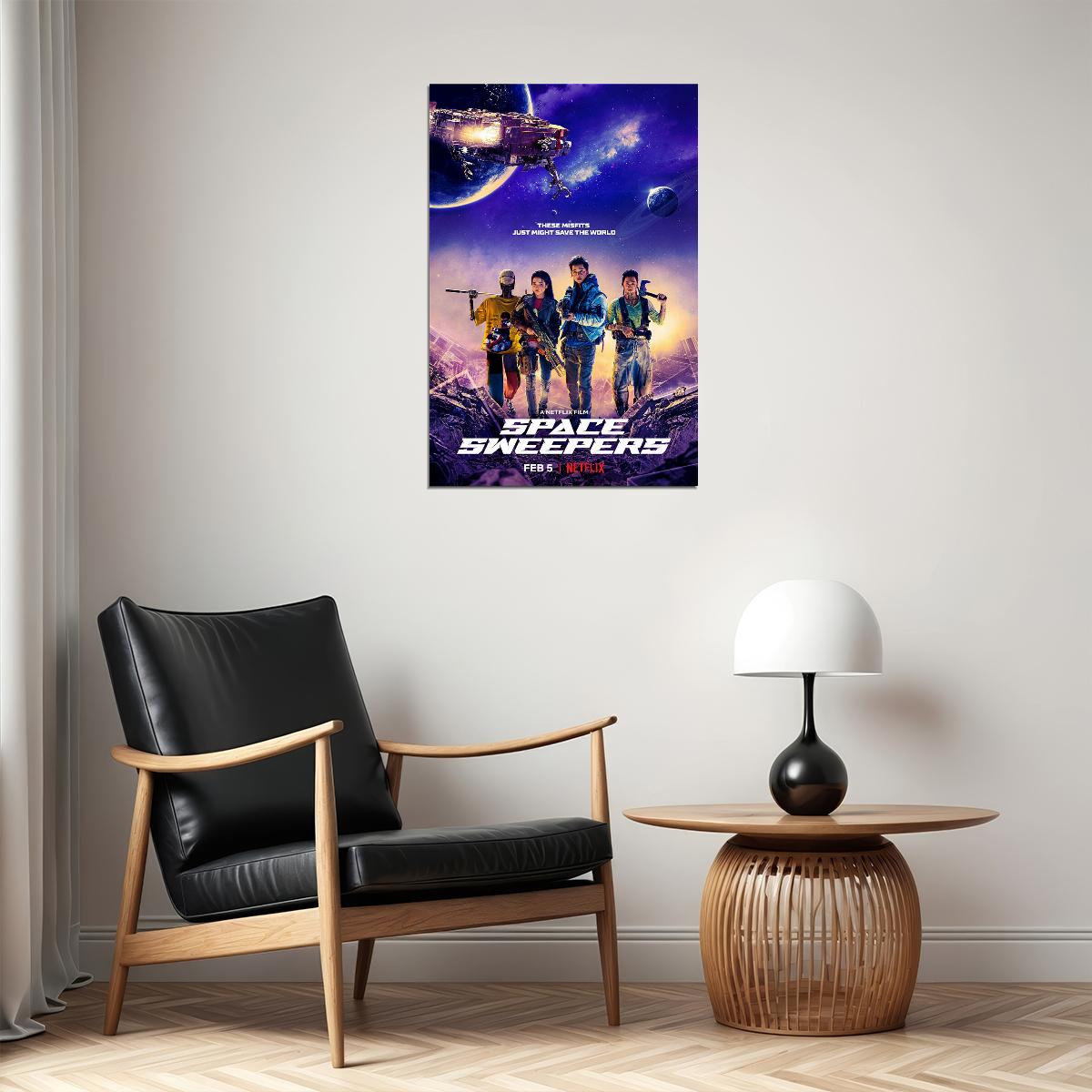 Space Sweepers Movie Action Drama Adventure Poster Wall Art Print Home Wall Decor