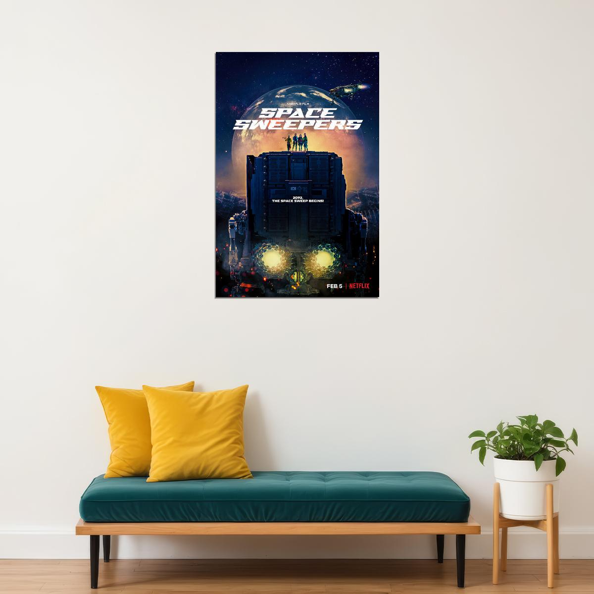 Space Sweepers Movie Drama Adventure Action Poster Wall Art Print Home Wall Decor