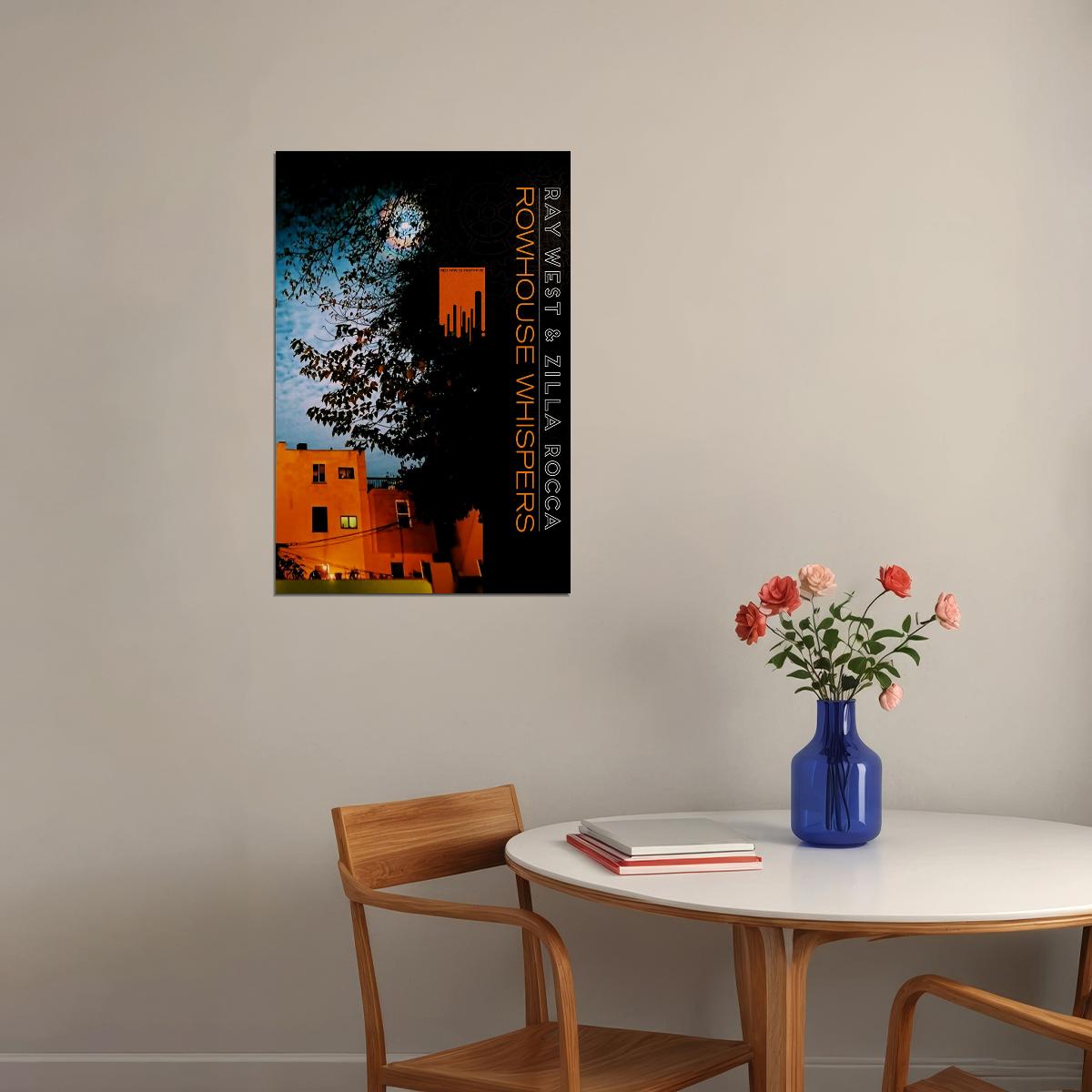 Ray West & Zilla Rocca Rowhouse Whispers Music Poster Wall Art Print Home Wall Decor - xonomax