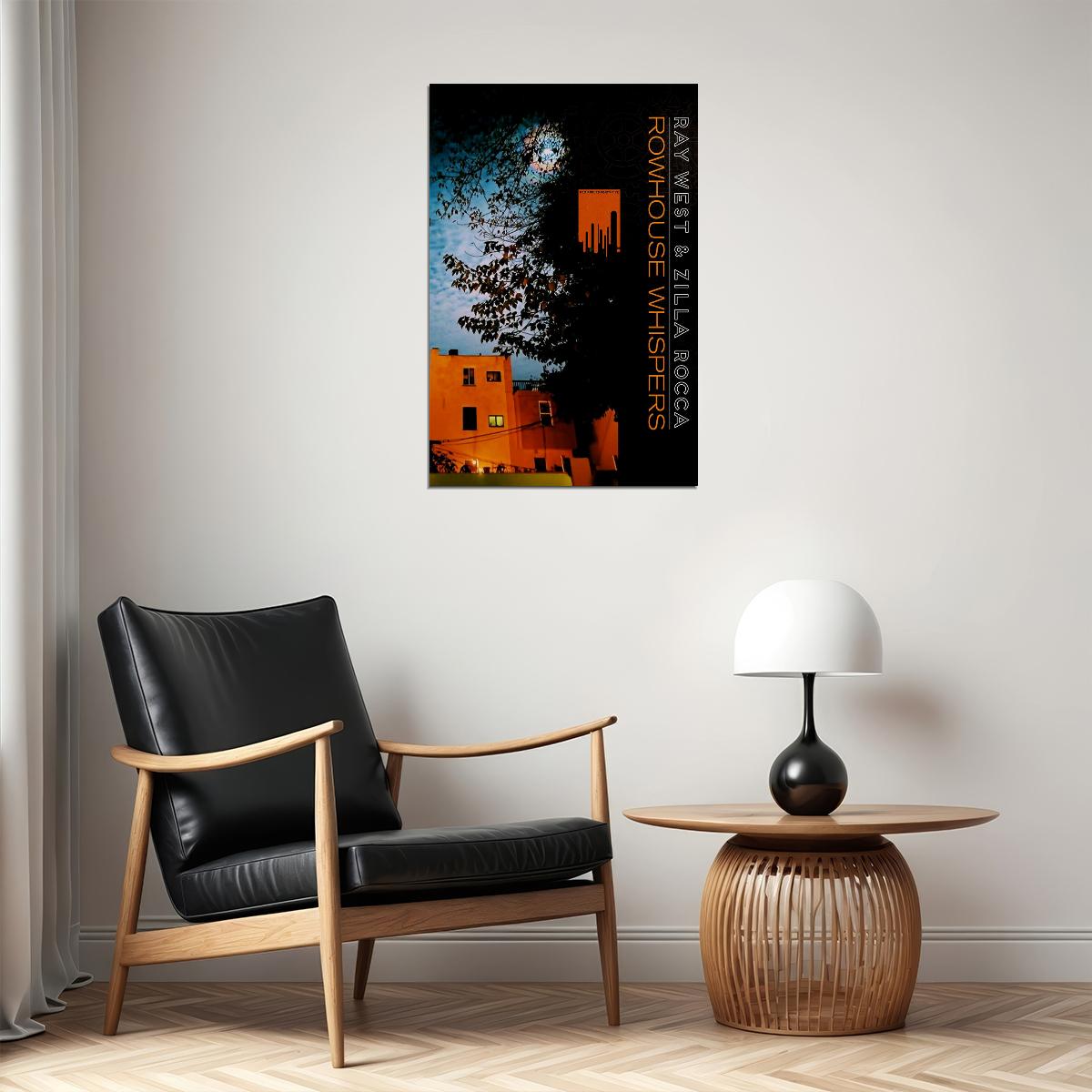 Ray West & Zilla Rocca Rowhouse Whispers Music Poster Wall Art Print Home Wall Decor - xonomax