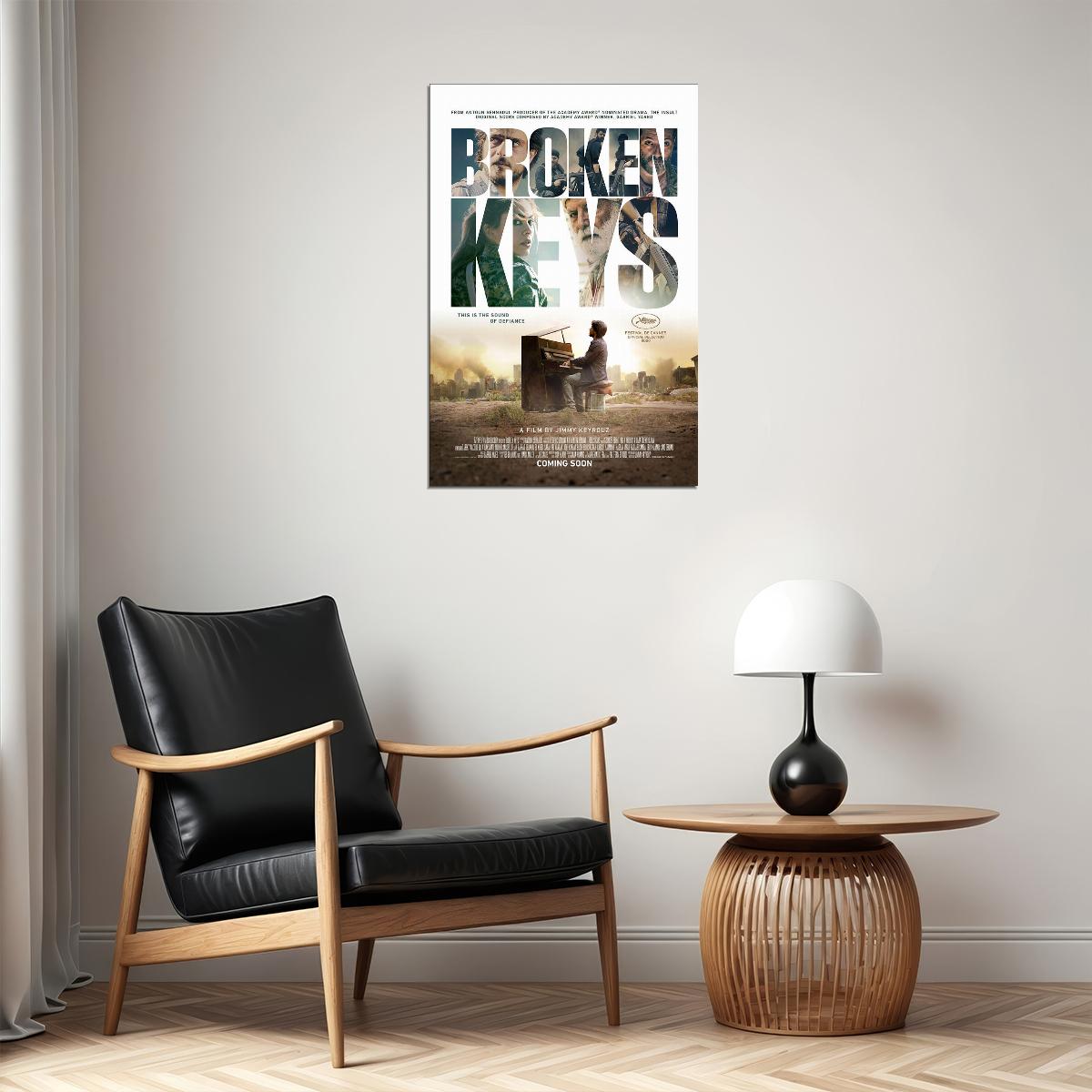 Broken Keys Movie Dram Music Poster Wall Art Print Home Wall Decor