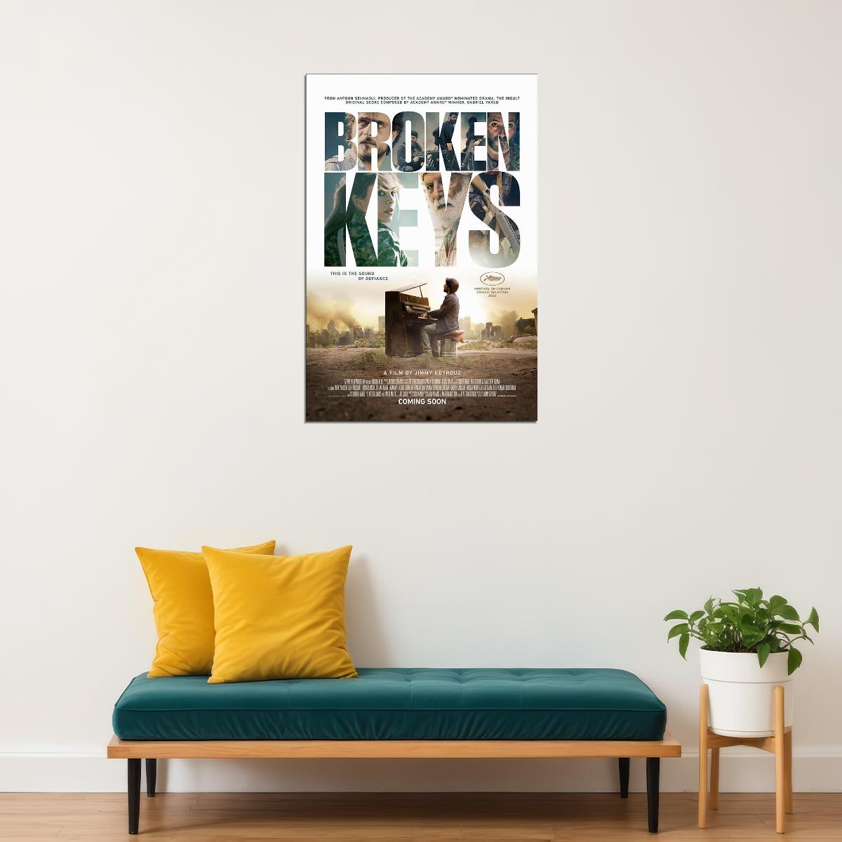 Broken Keys Movie Dram Music Poster Wall Art Print Home Wall Decor