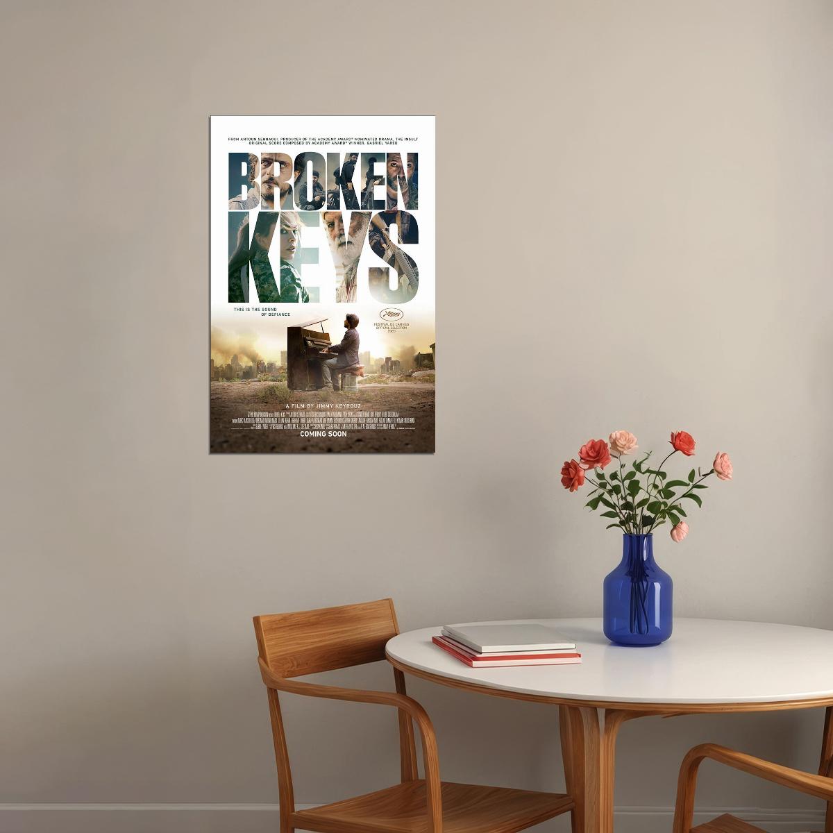 Broken Keys Movie Dram Music Poster Wall Art Print Home Wall Decor