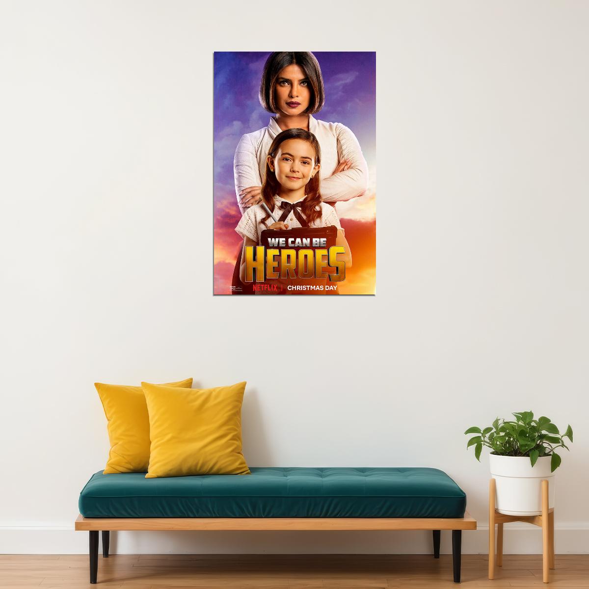We Can Be Heroes Movie Adventure Comedy Action Poster Wall Art Print Home Wall Decor