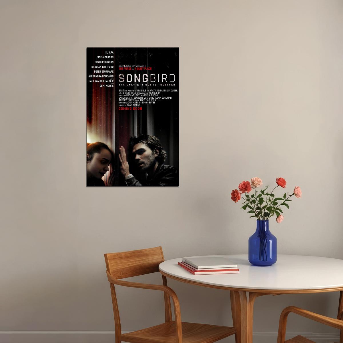 Songbird Movie Drama Science Fiction Thriller Poster Wall Art Print Home Wall Decor