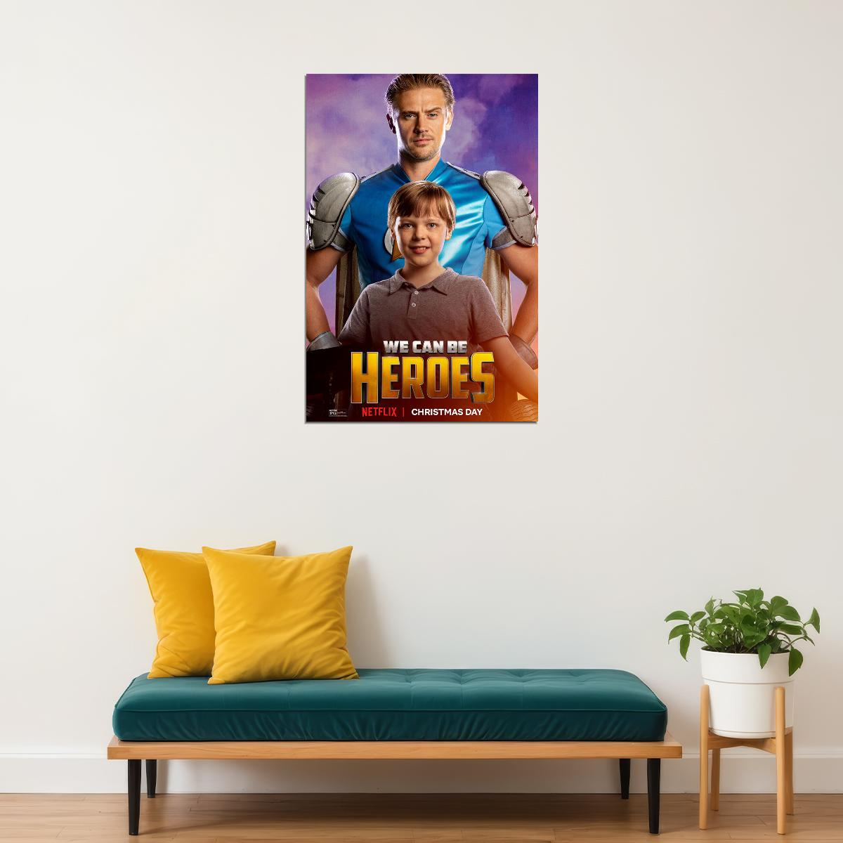 We Can Be Heroes Movie Comedy Adventure Action Poster Wall Art Print Home Wall Decor