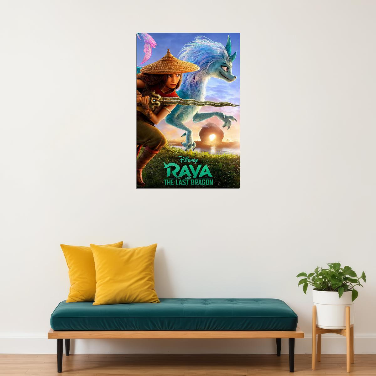 Raya And The Last Dragon 2021 Movie Animation Poster Wall Art Print Home Wall Decor