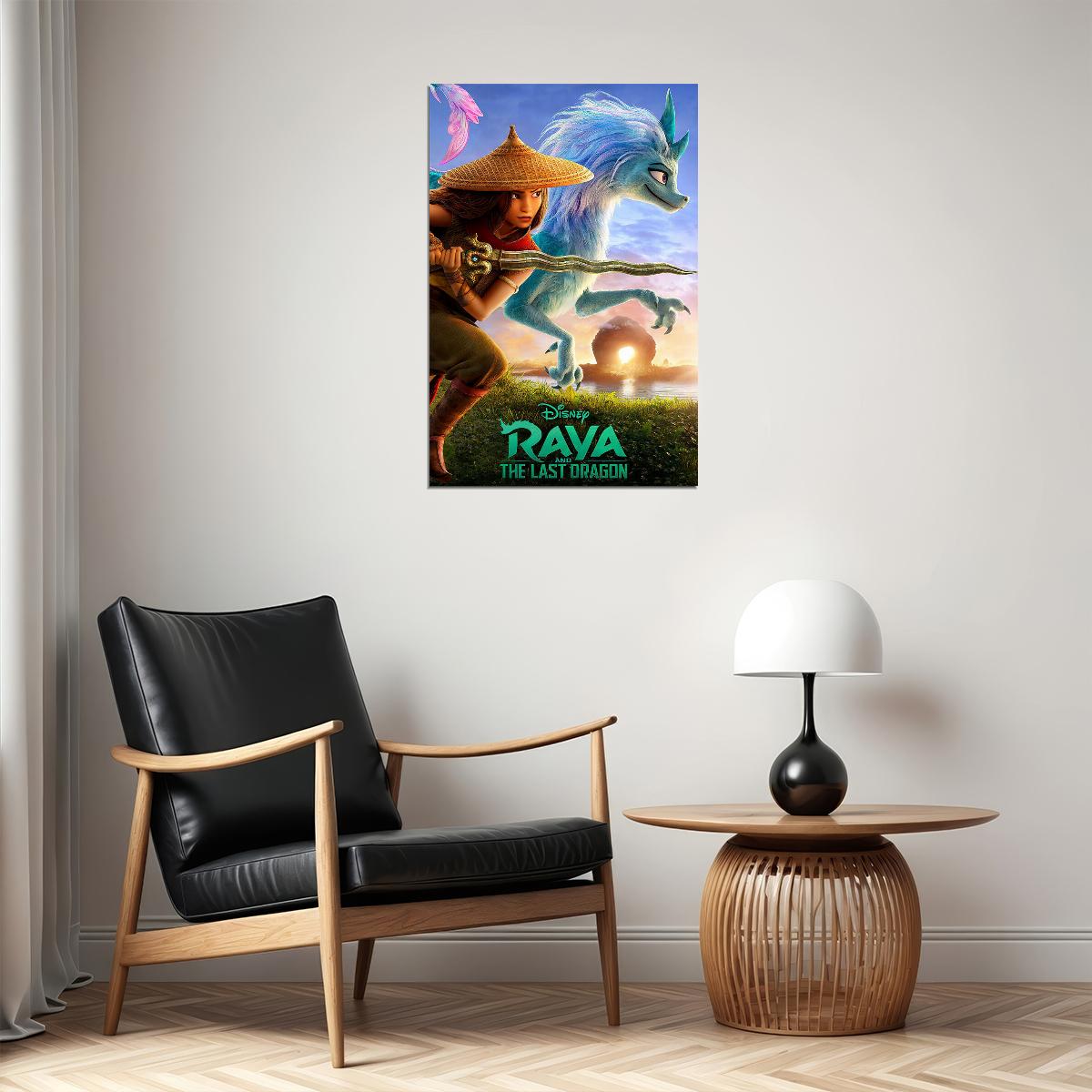 Raya And The Last Dragon 2021 Movie Animation Poster Wall Art Print Home Wall Decor