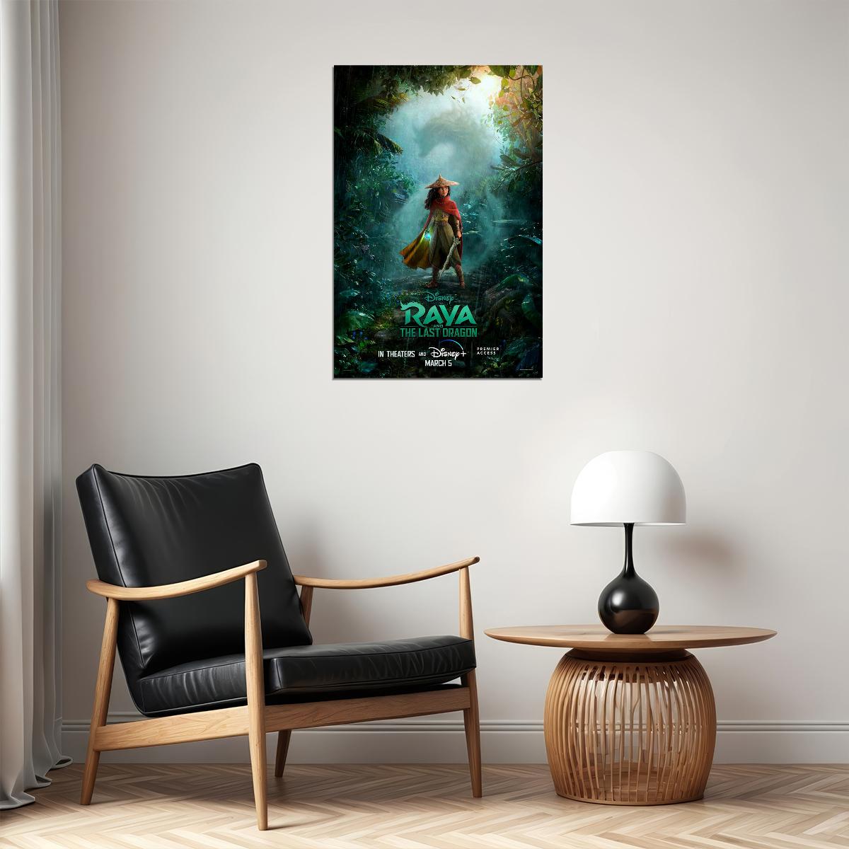 Raya And The Last Dragon 2021 Movie Action Animation Poster Wall Art Print Home Wall Decor