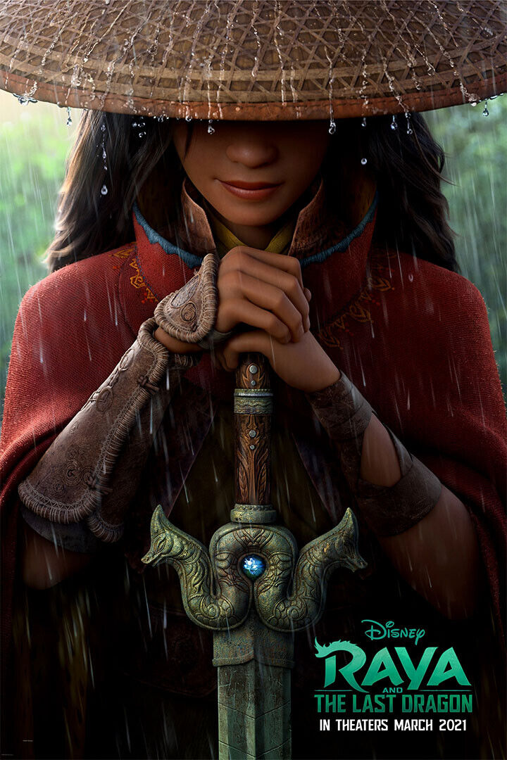 Raya And The Last Dragon 2021 Movie Animation Action Poster Wall Art Print Home Wall Decor