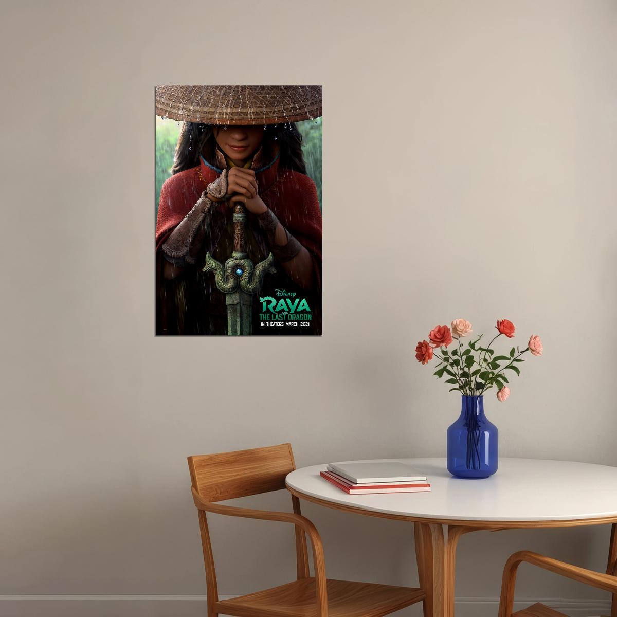 Raya And The Last Dragon 2021 Movie Animation Action Poster Wall Art Print Home Wall Decor