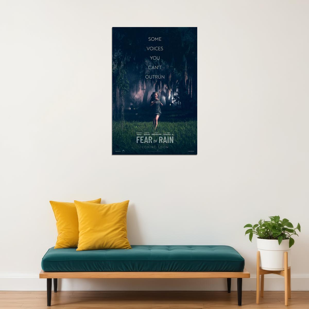 Fear Of Rain 2021 Movie Thriller Drama Action Poster Wall Art Print Home Wall Decor