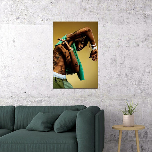 Travis Scott Rap Hip Hop Music Famous Singer Poster Wall Art Print Home Wall Decor - xonomax