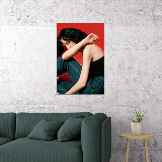 Patti Smith Hiding Her Face With Arm Poster Wall Art Print Home Wall Decor - xonomax