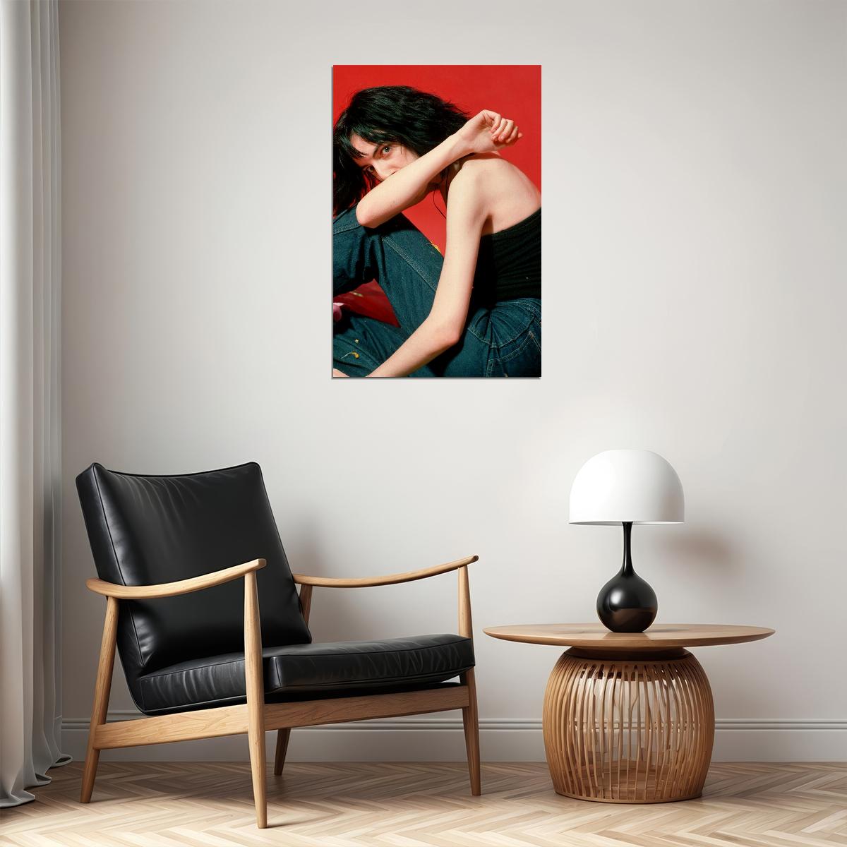 Patti Smith Hiding Her Face With Arm Poster Wall Art Print Home Wall Decor - xonomax