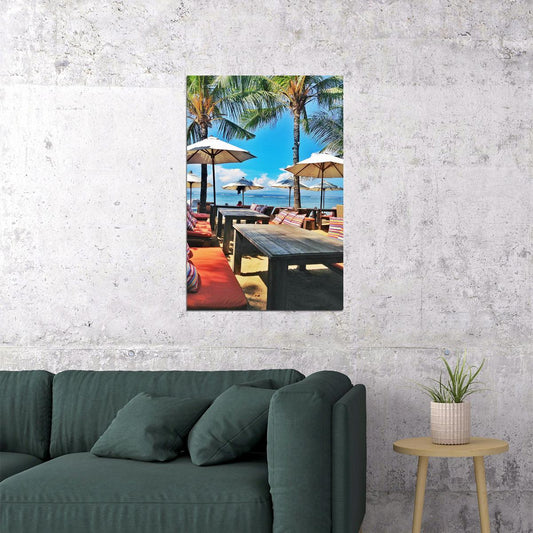 Sanur Beach In Bali Tourist Area Sea Poster Wall Art Print Home Wall Decor - xonomax