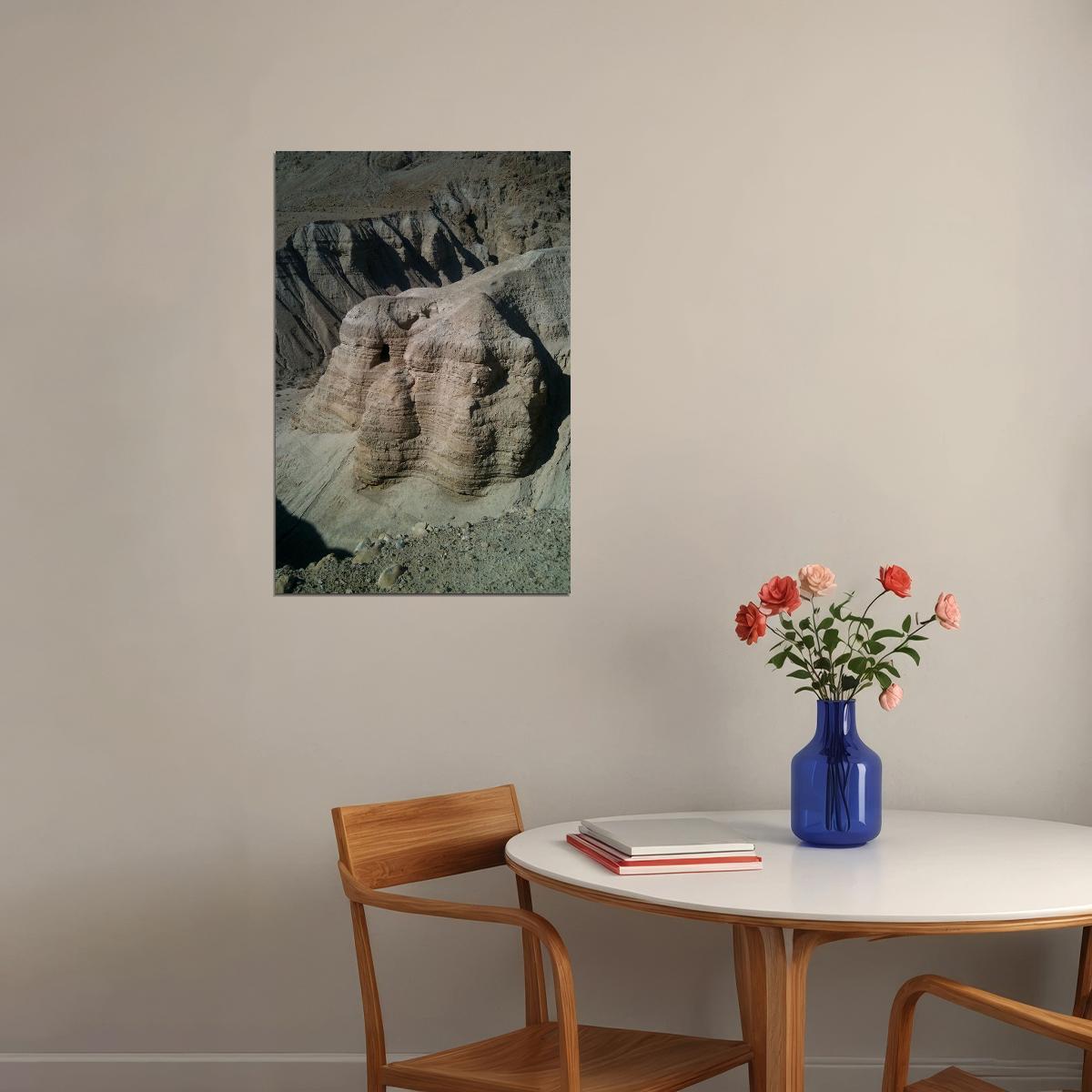 Cave Where Dead Sea Scrolls Were Found History Poster Wall Art Print Home Wall Decor - xonomax