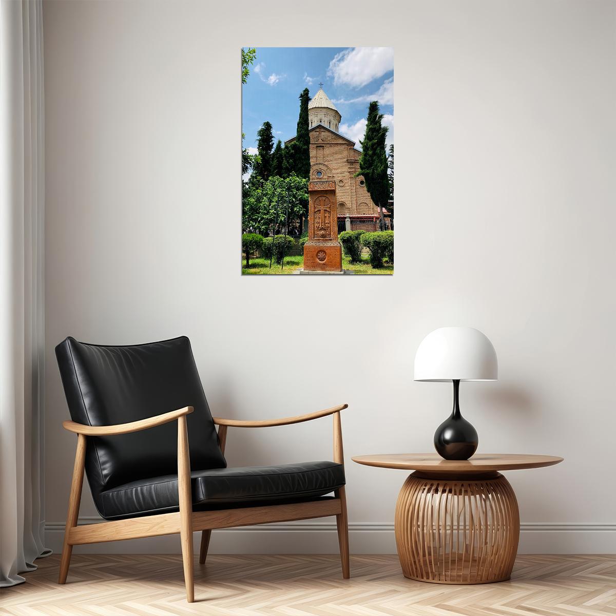Armenian Church Of St. Sergius Digor Poster Wall Art Print Home Wall Decor - xonomax