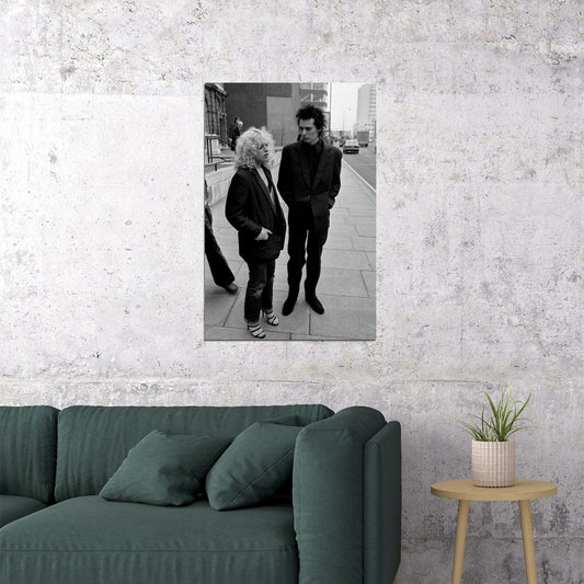 Sid Vicious And Girlfriend Nancy Spungen Vintage Photo Poster Wall Art Print Home Wall Decor - xonomax