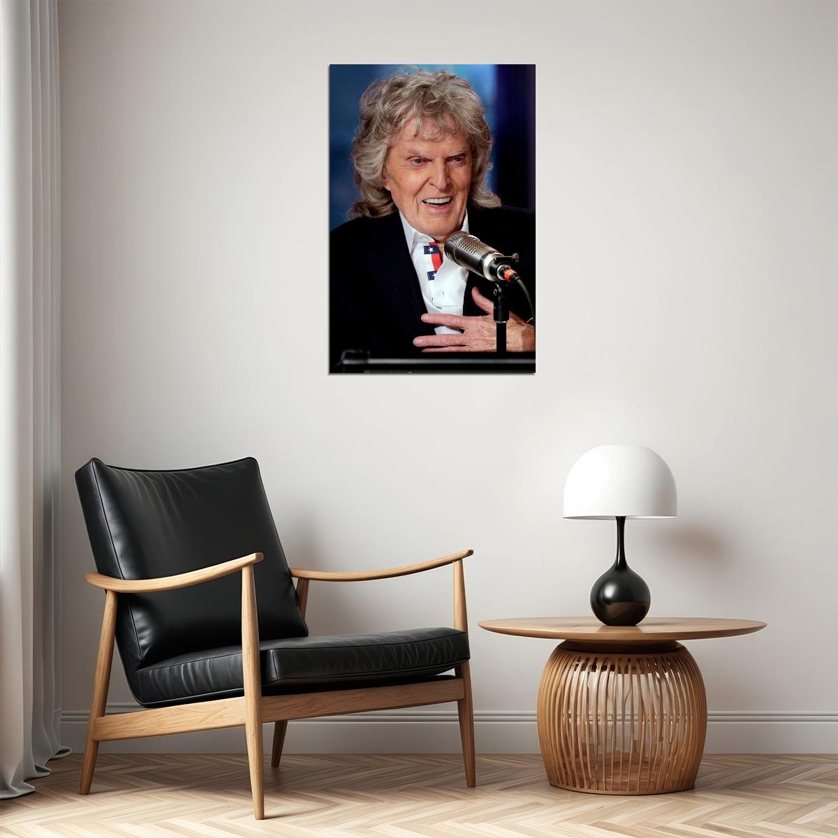 Don Imus American Radio Personality Poster Wall Art Print Home Wall Decor - xonomax