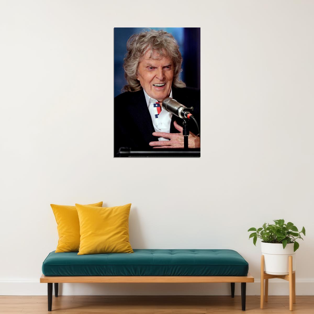 Don Imus American Radio Personality Poster Wall Art Print Home Wall Decor - xonomax