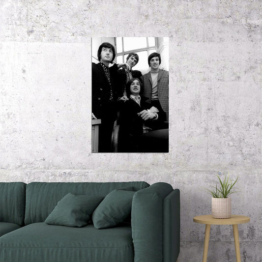The Kinks British Rock Music Group Vintage Poster Wall Art Print Home Wall Decor - xonomax