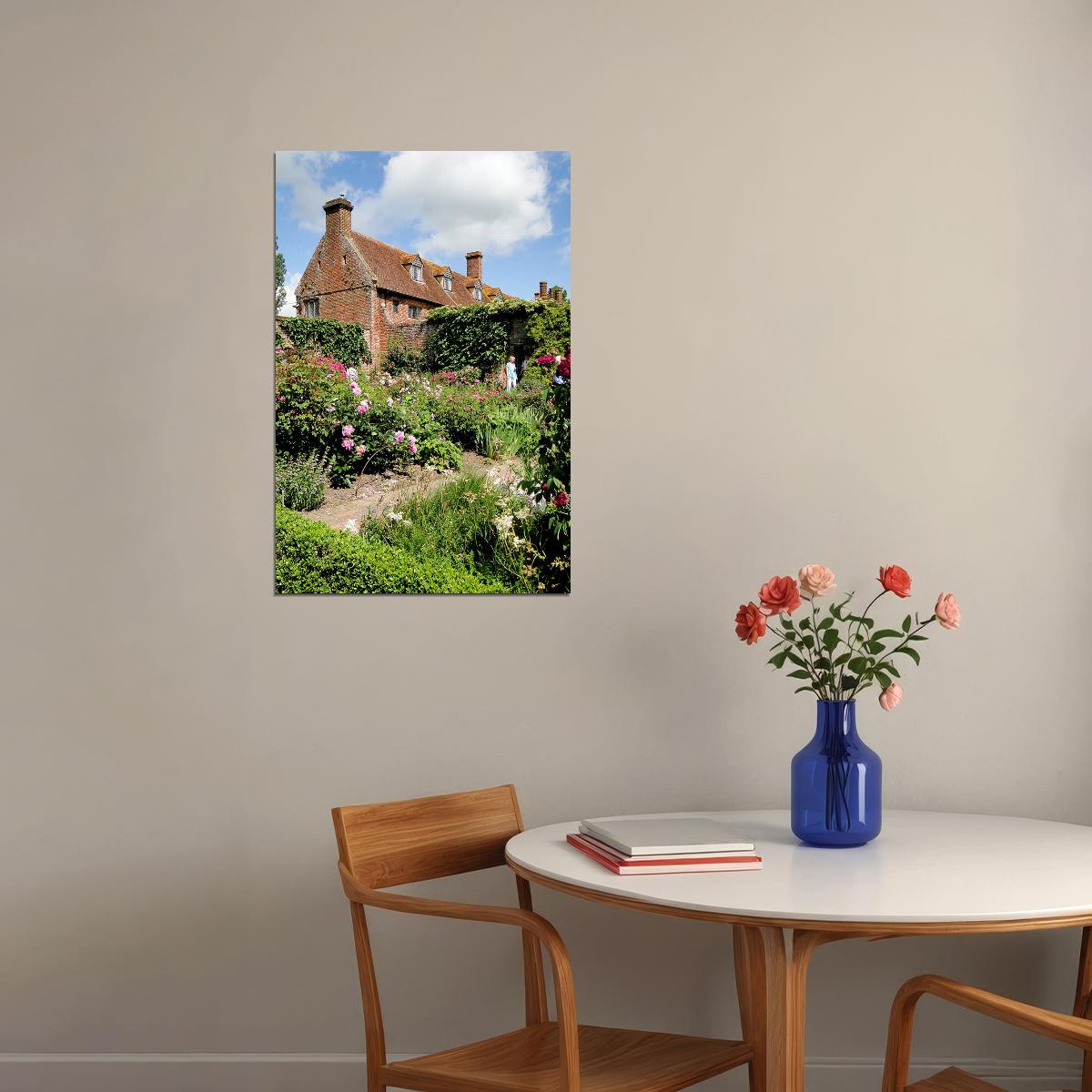 Sissinghurst Castle Gardens Famous Garden Poster Wall Art Print Home Wall Decor - xonomax